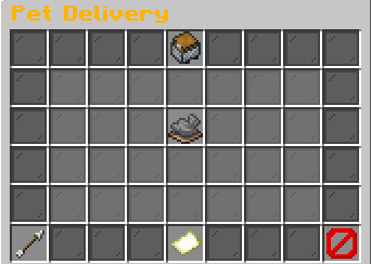 Pet Delivery in-game menu